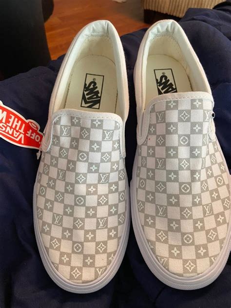 lv vans white|louis vuitton platform shoes.